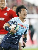 Rugby: Yamaha Jubilo defeat Kobe Kobelco Steelers
