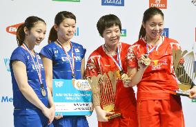 Badminton: Chen, Jia win women's doubles title in Dubai