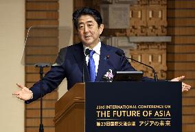 Abe offers conditional cooperation with China's Silk Road initiative