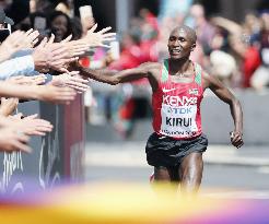 Athletics: Kenya's Kirui wins men's marathon gold at world c'ships