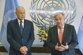 U.N., Arab League chiefs