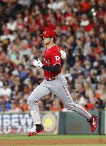 Baseball: Ohtani's birthday home run