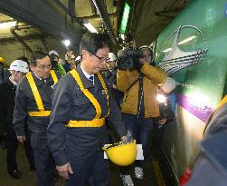 Hokkaido Shinkansen to be launched in March