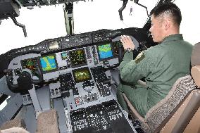 Japan air defense force deploys brand-new C-2 transport aircraft