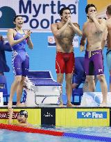 Japan sets nat'l record, 4th in mixed 4x100 relay at worlds