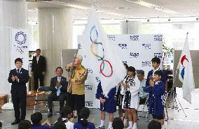 Olympic flag in Okinawa