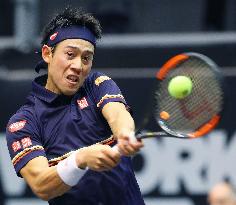Tennis: Nishikori at N.Y. Open