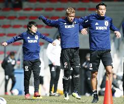 Japan national team in Belgium