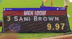 Athletics: Sani Brown runs 9.97 in 100 meters