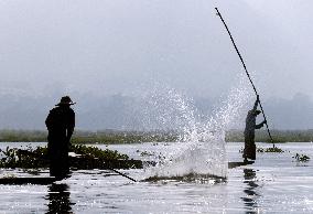 Fishermen on Myanmar's Inle Lake