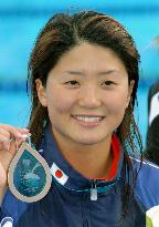 Nakamura wins bronze in women's 200 meters backstroke
