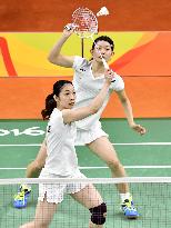 Japan duo competes in women's badminton doubles final