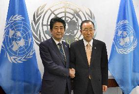 PM Abe seeks U.N. resolution against N. Korea