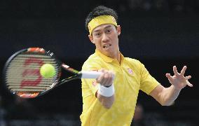 Nishikori advances to Paris Masters 3rd round