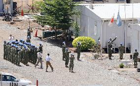 Japan's U.N. peacekeeping troops prepare to leave South Sudan
