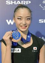 Rhythmic gymnastics: Minagawa wins bronze in individual hoop at worlds