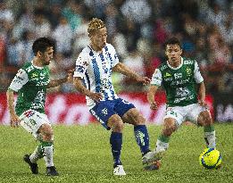 Football: Pachuca-Leon Liga MX match
