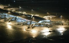 Powerful typhoon hits western Japan