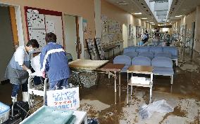 Aftermath of Typhoon Hagibis in Japan