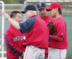 Japanese major leaguers at final stage of spring training