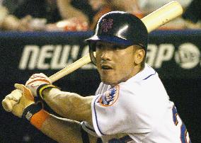 Mets' Matsui goes 1-for-4 against Marlins