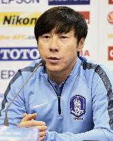 Coaches front press before Japan-S. Korea final of Asian U-23 C'ship