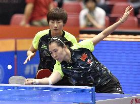 China's Ding, Li win women's doubles at ITTF World Tour Japan Open