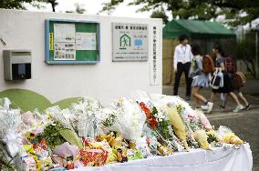 Earthquake-hit elementary school in Osaka