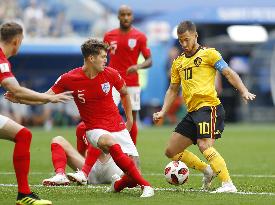 Football: Belgium vs England at World Cup