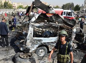 Bomb blasts in Damascus