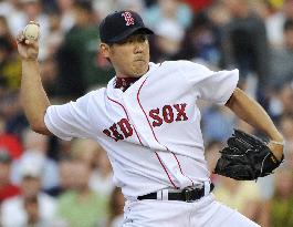 Red Sox's Matsuzaka logs 4th victory