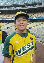 Little league world champions team member Takada