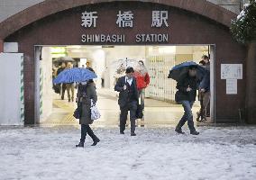 Heavy snow blankets eastern Japan