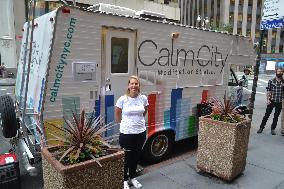 Meditation truck offers NYC a taste of Buddhism-inspired calm