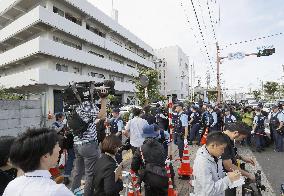 CORRECTED: Police officer stabbing in Osaka