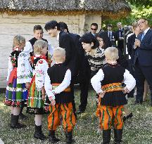 Japan's crown prince in Poland