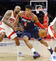 Basketball: Wizards-Rockets NBA game