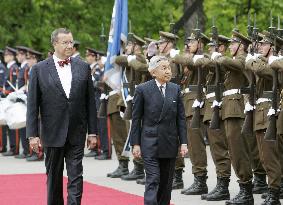 Japanese emperor, empress arrive in Estonia
