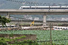 Bullet train collision in China
