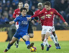 Soccer: Manchester United beat Leicester City 3-0