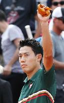Tennis: Nishikori advances to French Open 2nd round