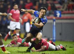 Rugby: Japan-Tonga game
