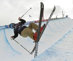 Skiing: World champion Onozuka taken to hospital after dangerous fall