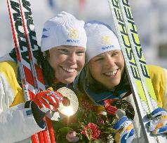 Sweden's Dahlberg and Andersson win gold in team sprint