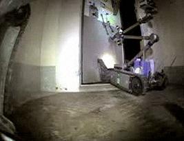 Robot monitors Fukushima plant