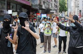 Protests against H.K. security law