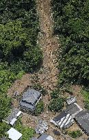 Torrential rain triggers massive flooding in southwestern Japan