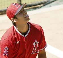 Baseball: Los Angeles Angels' Shohei Ohtani