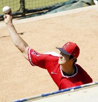 Baseball: Los Angeles Angels' Shohei Ohtani