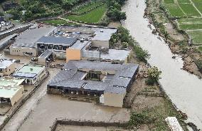 Aftermath of torrential rain in southwestern Japan